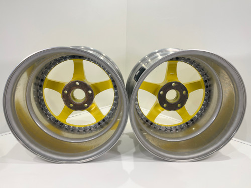 HRE 545S C5 Corvette Millennium Yellow Rims