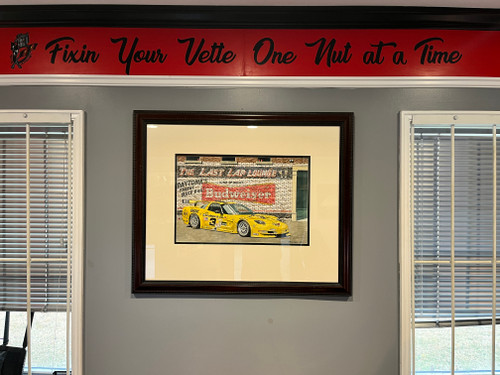 "The Last Lap" Original Watercolor