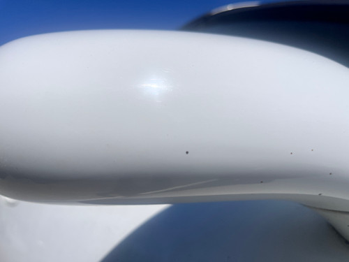 97-04 Corvette Passenger Door Mirror ASSM RH Arctic White