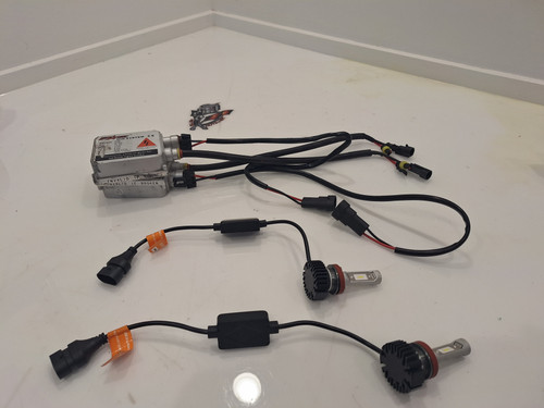 97-04 Chevy Corvette C5 Z06 Headlights Set Lamps Halo Lights Ring Smoke Lens