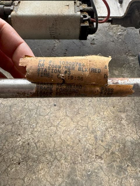 1997-2004 C5 Corvette Driver power Seat Track W/Memory 88953529