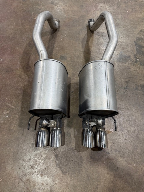 2005-2013 C6 Corvette OEM NPP Valved Axle Back Exhaust 2.5"