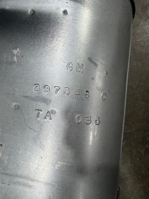 2008-2013 C6 Corvette Base Model OEM Passenger-Side OEM Exhaust Muffler