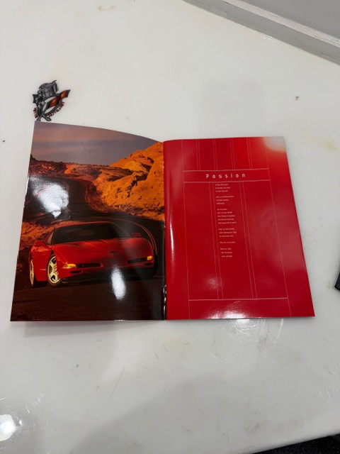 1998 C5 Corvette Sales Brochure Lot Catalog Booklet Original