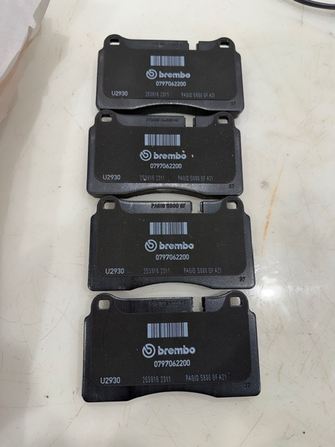 C7 Chevy Corvette Genuine OEM J57 Brake Pads Front & Rear NEW