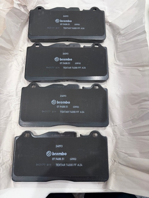 C7 Chevy Corvette Genuine OEM J57 Brake Pads Front & Rear NEW