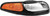 1997-04 C5 Corvette  Black Replacement Bumper Parking Turn Signal Lights Set