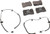 2015-2019 CORVETTE  8463374 and 84649600 ACDelco GM Genuine Parts Disc Brake Pads front and rear