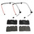 2015-2019 CORVETTE  8463374 and 84649600 ACDelco GM Genuine Parts Disc Brake Pads front and rear