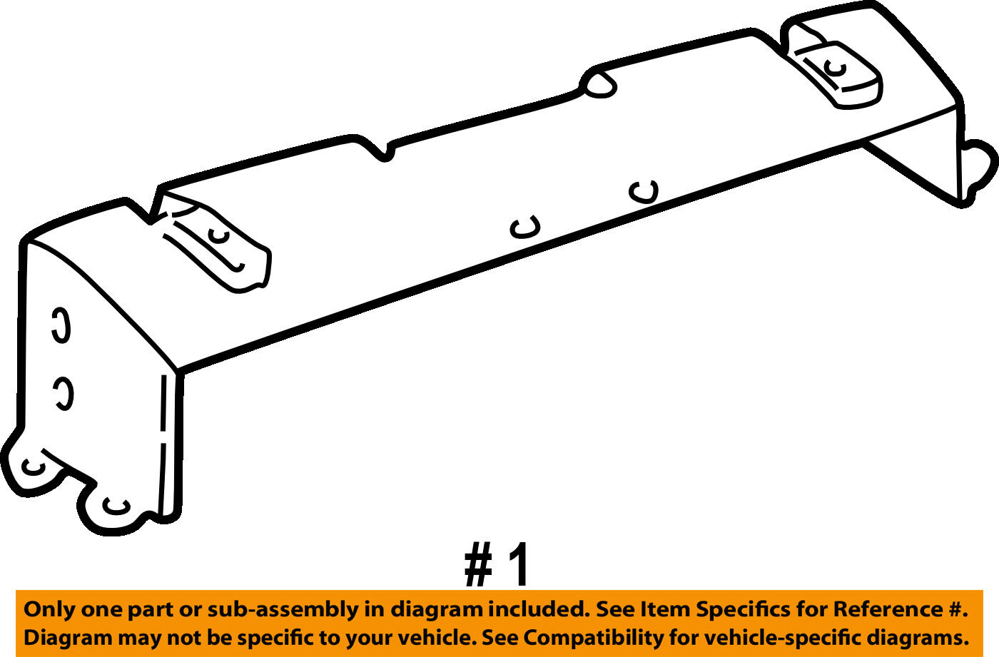 C5 Corvette Radiator Support, Upper, 1997-2004 NEW GM 10405439