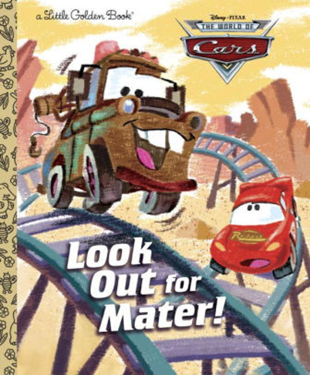 CARS LOOK OUT FOR MATER LITTLE GOLDEN BOOK Gosh! Comics