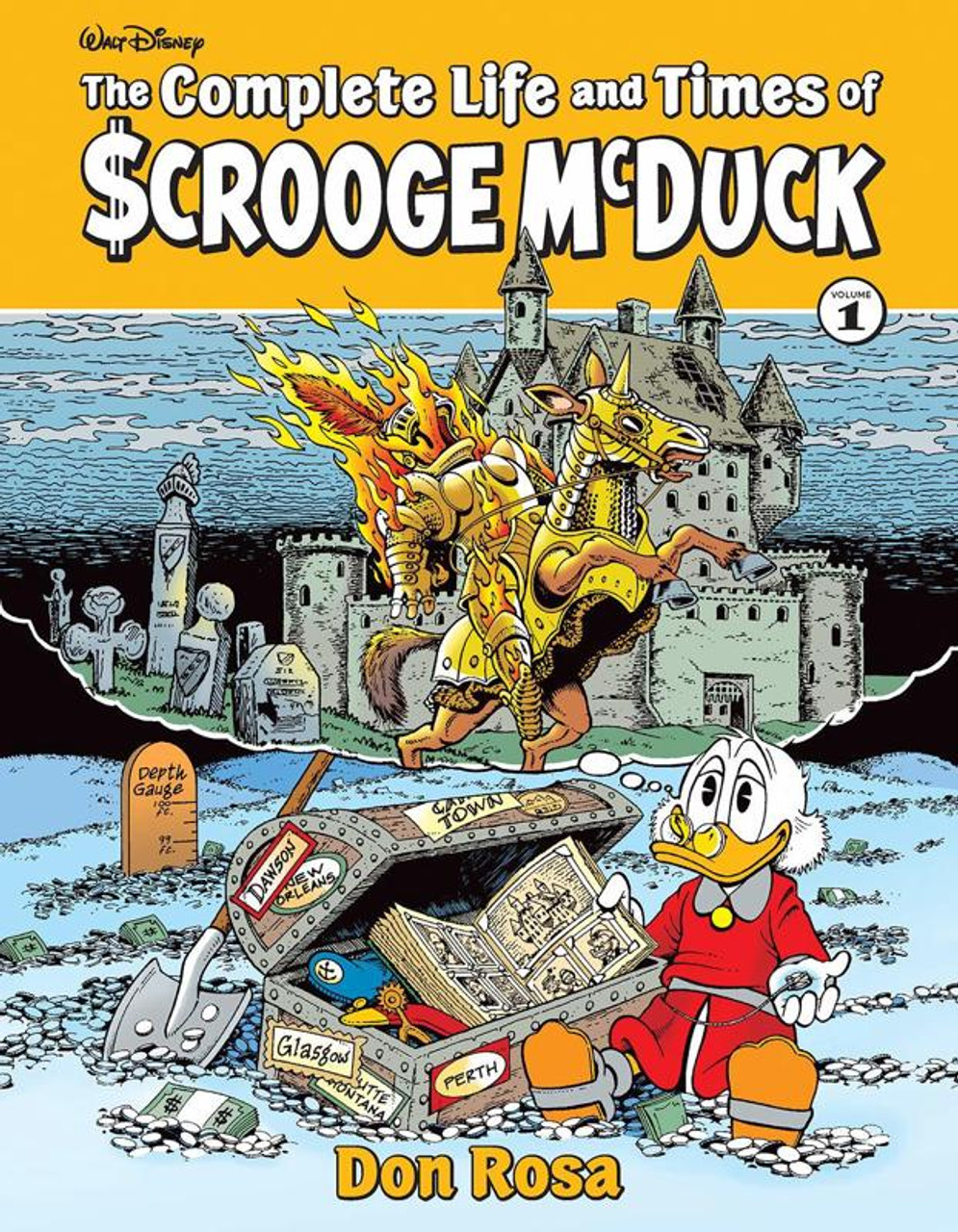 The Complete Life And Times Of Scrooge Mcduck Deluxe Edition COMPLETE LIFE AND TIMES OF SCROOGE MCDUCK HC VOL 01 - Gosh! Comics