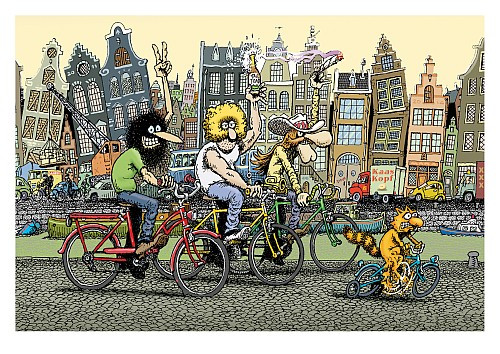 FABULOUS FURRY FREAK BROTHERS PRINT BY GILBERT SHELTON - Gosh! Comics