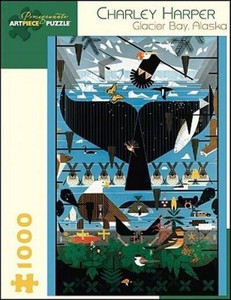 CHARLEY HARPER GLACIER BAY ALASKA 1000 PIECE PUZZLE CHARLEY HARPER GLACIER BAY ALASKA 1000 PIECE PUZZLE