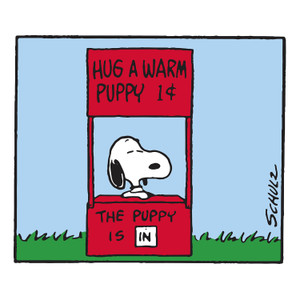 SNOOPY WARM PUPPY CARD