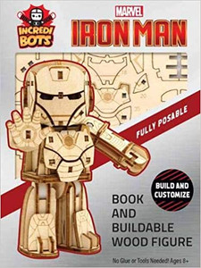INCREDIBUILDS IRON MAN WOODEN FIGURE