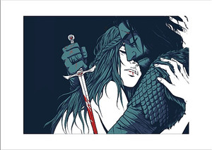 DAGGER THE PRINT BY BECKY CLOONAN