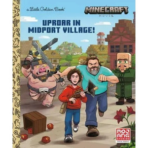MINECRAFT UPROAR IN THE MIDPORT VILLAGE LITTLE GOLDEN BOOK