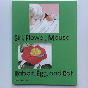 GIRL FLOWER MOUSE RABBIT EGG CAT ONE-SHOT