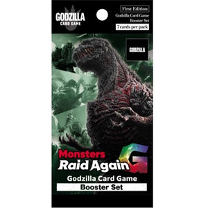 GODZILLA CARD GAME SET 02 MONSTERS RAID AGAIN BOOSTER PACK