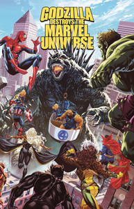 GODZILLA DESTROYS THE MARVEL UNIVERSE SC
