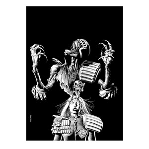 DEATH & ANDERSON PRINT BY BRIAN BOLLAND
