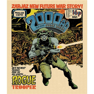PRE-ORDER: ROGUE TROOPER PRINT BY DAVE GIBBONS (AVAILABLE 15-08-26)