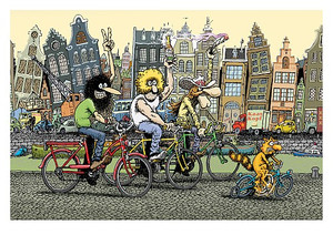 FABULOUS FURRY FREAK BROTHERS PRINT BY GILBERT SHELTON