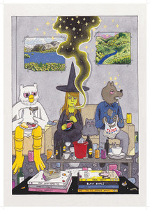 MEGG AND MOGG IN LONDON PRINT BY SIMON HANSELMANN