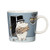 MOOMIN MUG MOOMINPAPPA GREY
