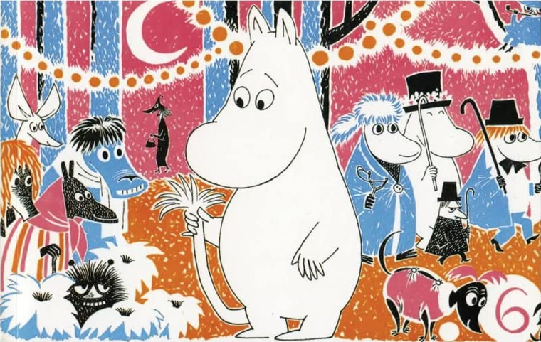 MOOMIN COMIC COVER 6 PRINT BY TOVE JANSSON