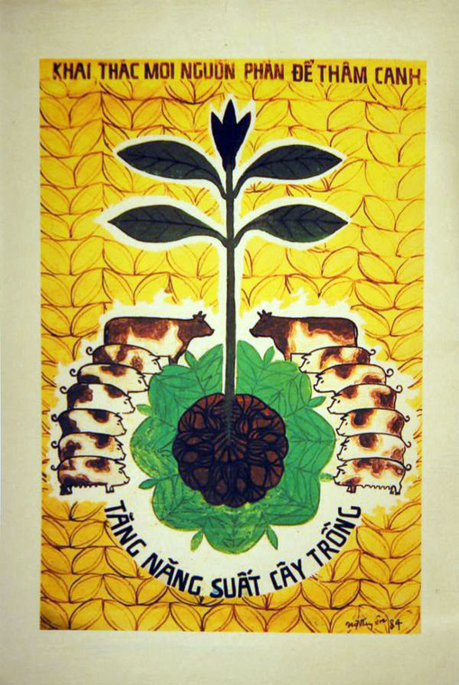 VIETNAMESE PROPAGANDA PRINT 08 EXPLOITING VARIOUS SOURCES OF FERTILIZERS TO INCREASE PRODUCTIVITY