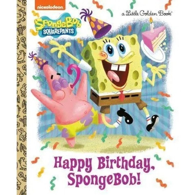 SPONGEBOB LITTLE GOLDEN BOOK HAPPY BIRTHDAY SPONGEBOB