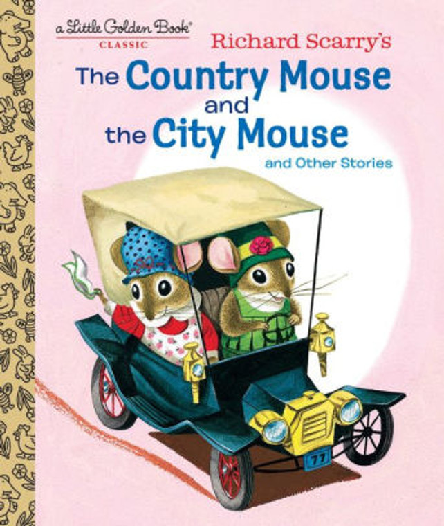 COUNTRY MOUSE CITY MOUSE LITTLE GOLDEN BOOK