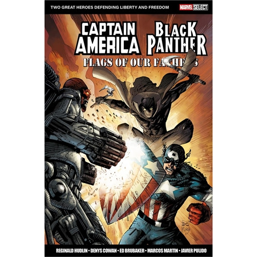 CAPTAIN AMERICA & BLACK PANTHER SC FLAGS OF OUR FATHERS