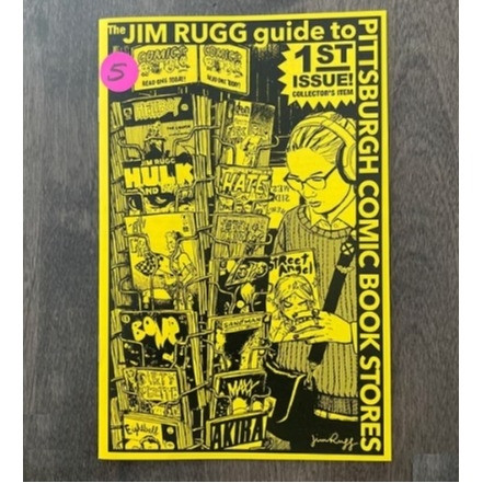 JIM RUGG GUIDE TO PITTSBURGH COMIC BOOK STORES ONE-SHOT