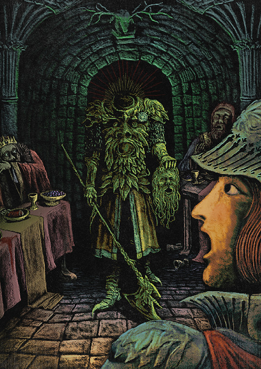 GREEN KNIGHT PRINT BY PLASTIBOO