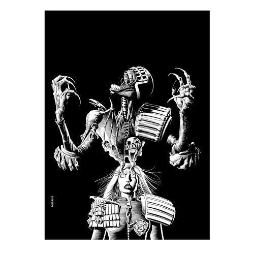 DEATH & ANDERSON PRINT BY BRIAN BOLLAND