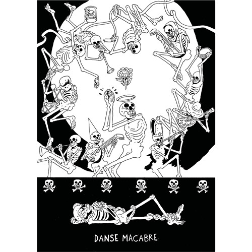 DANSE MACABRE PRINT BY CROM