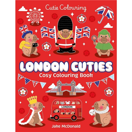 LONDON CUTIES COSY COLOURING BOOK SC