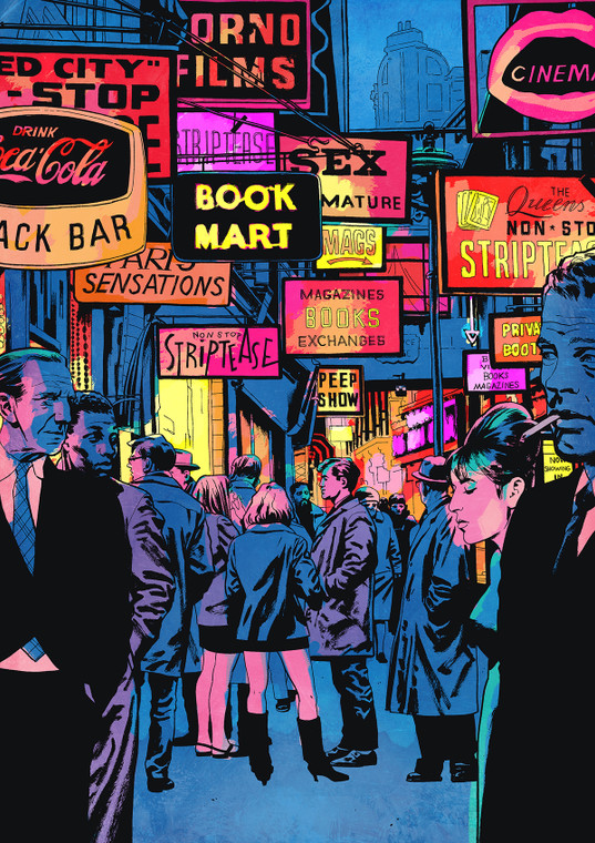 LIGHTS OF SOHO PRINT BY SEAN PHILLIPS