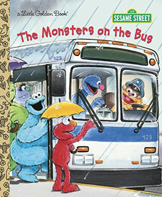 SESAME STREET MONSTERS ON THE BUS LITTLE GOLDEN BOOK