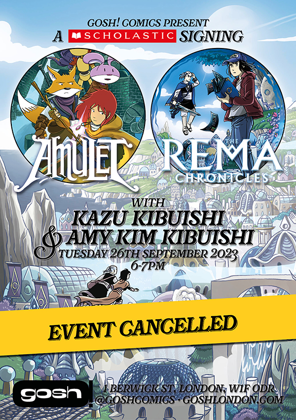 CANCELLED Amulet and The Rema Chronicles Signing With Kazu Kibuishi