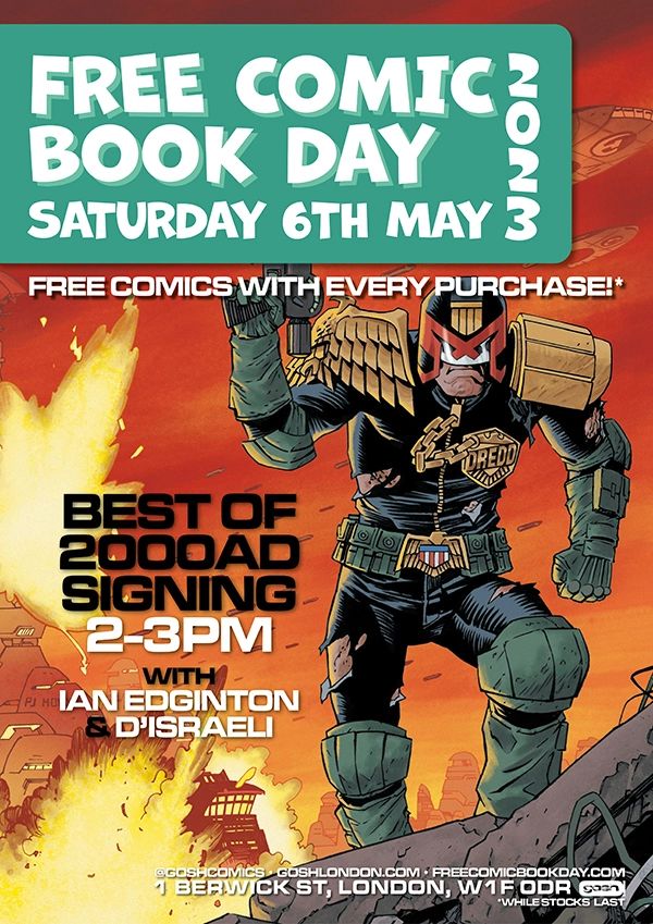 Free Comic Book Day 2023: Best of 2000AD Signing With Ian Edginton and ...