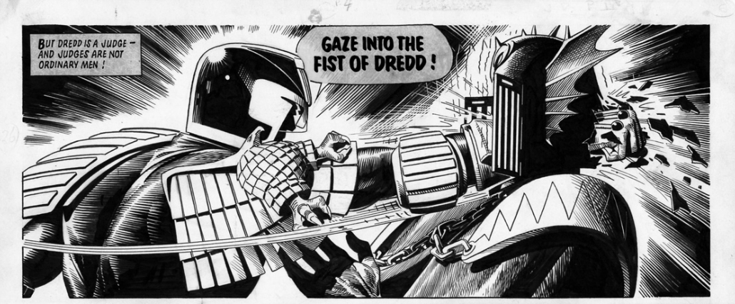 Gaze Into The Fist Of Dredd Gosh Comics