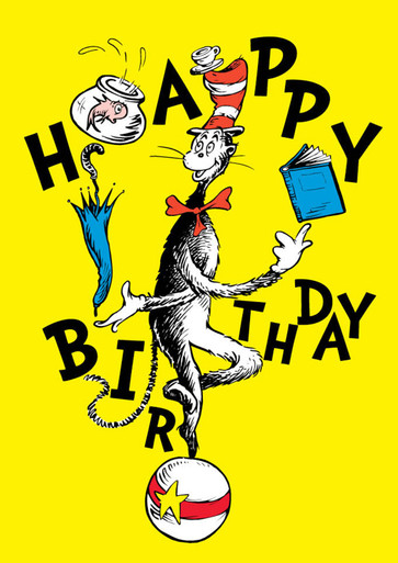 CAT IN THE HAT JUGGLING CARD - Gosh! Comics