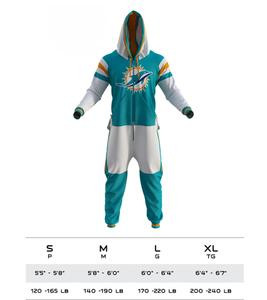 DOLPHINS ウォームアップウェア NFL Miami Dolphins NFL Onesie - Hockey Sockey USA