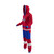 Washington Capitals NHL Onesie, red, blue, and white hockey-themed adult onesie with team logo and striped details.