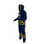 Buffalo Sabres NHL Onesie, blue and yellow hooded sportswear with team logo and stripes.