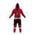 Ottawa Senators NHL Onesie, red and black hoodie and pants with team logo and stripes for fans